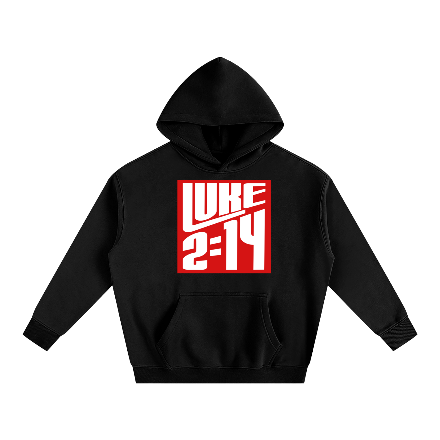 Luke 2:14 Fleeced Hoodie