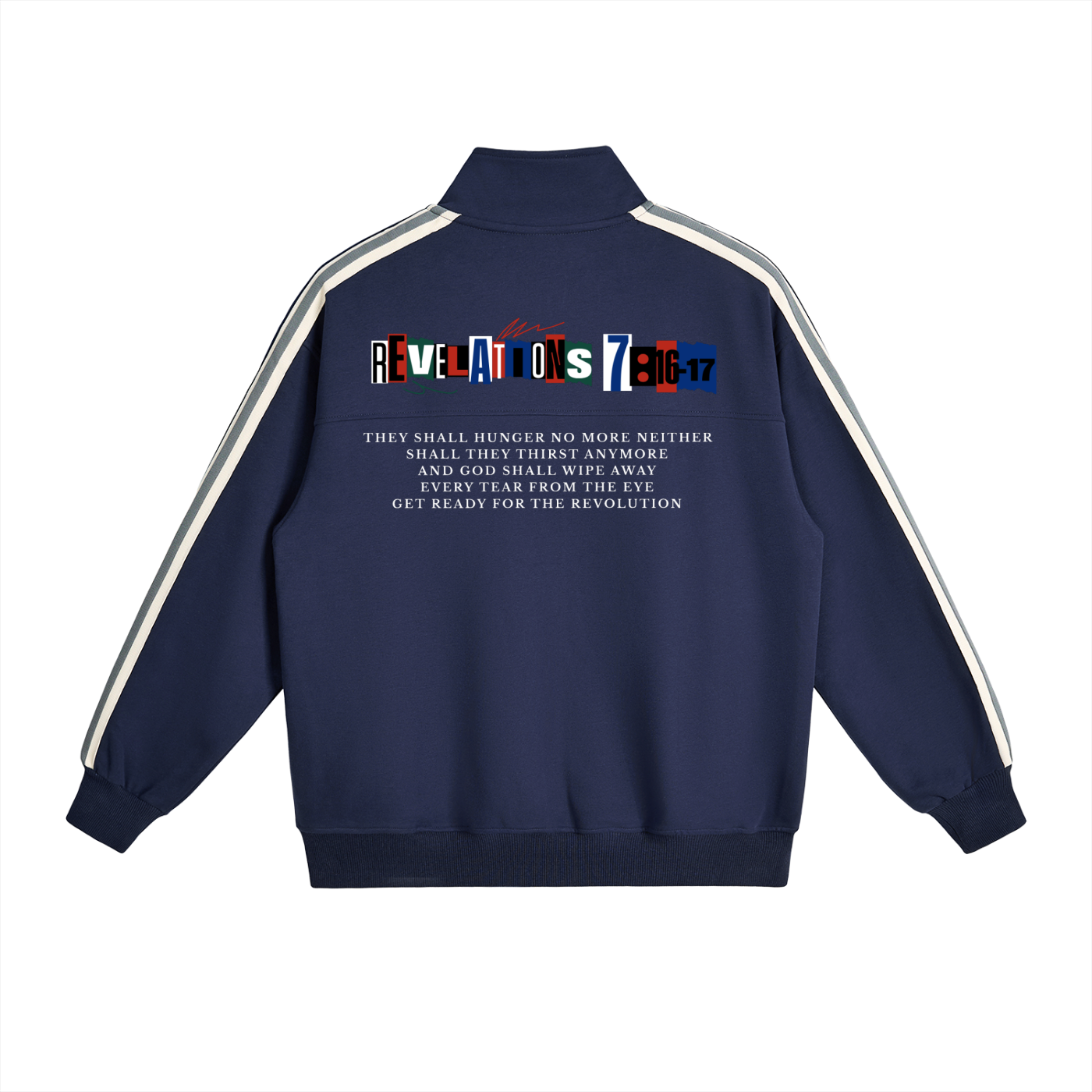 Revolution Side-Stripe Stand Collar  Jacket