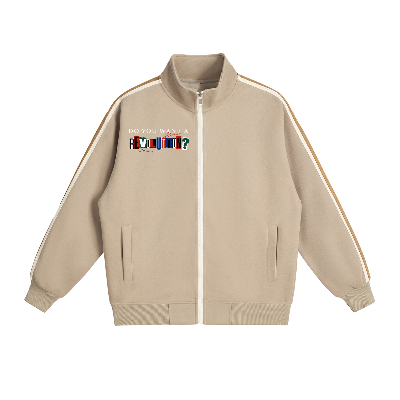 Revolution Side-Stripe Stand Collar  Jacket