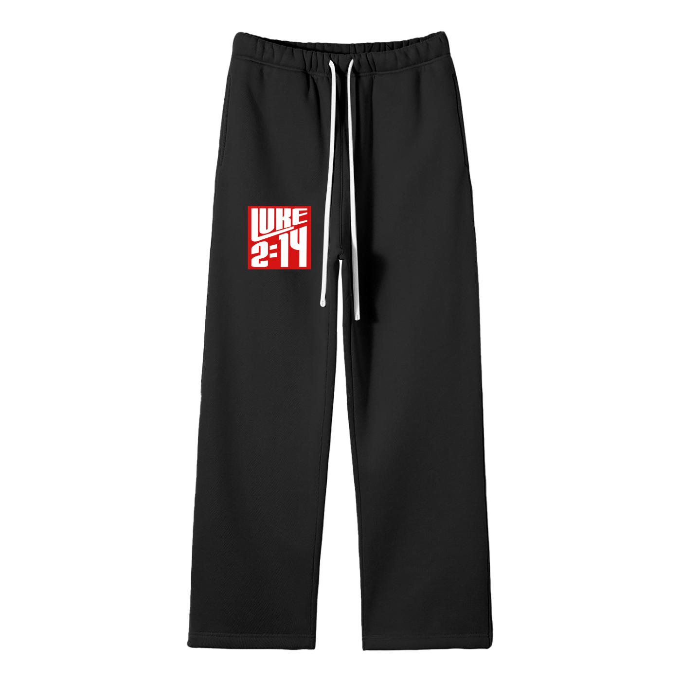 Luke 2:14 Fleece Straight Leg Pants