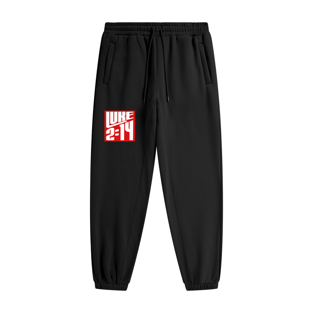 Luke 2:14 Fleece Joggers