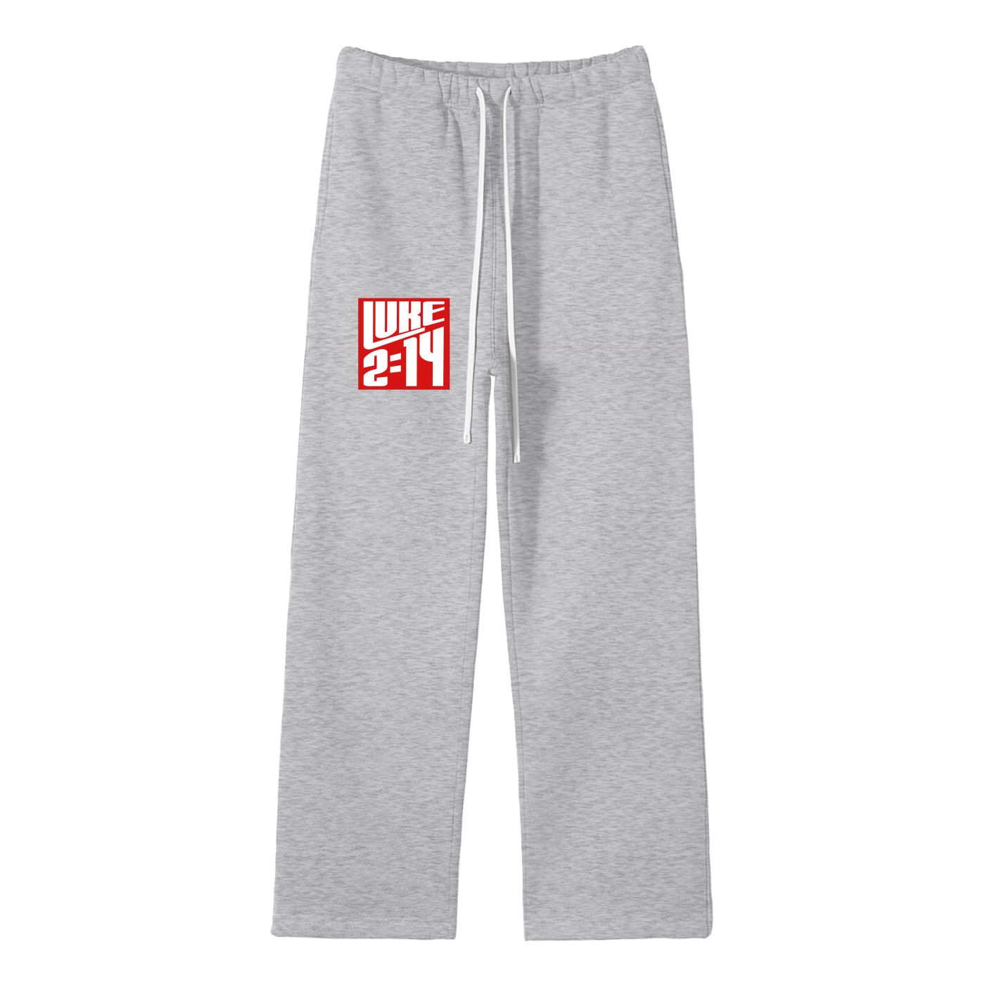 Luke 2:14 Fleece Straight Leg Pants