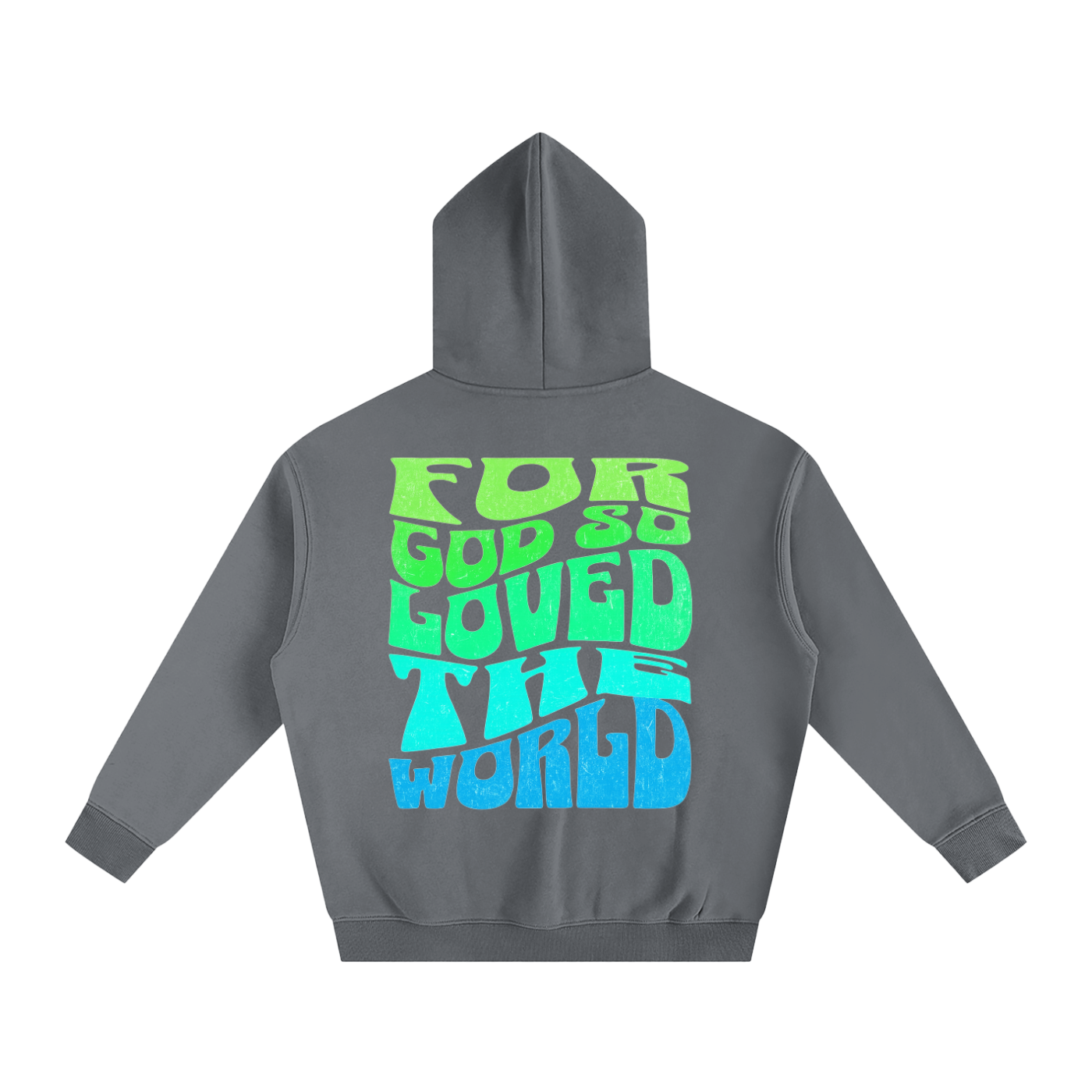 For God So Loved The World (John 3:16) Fleeced Hoodie