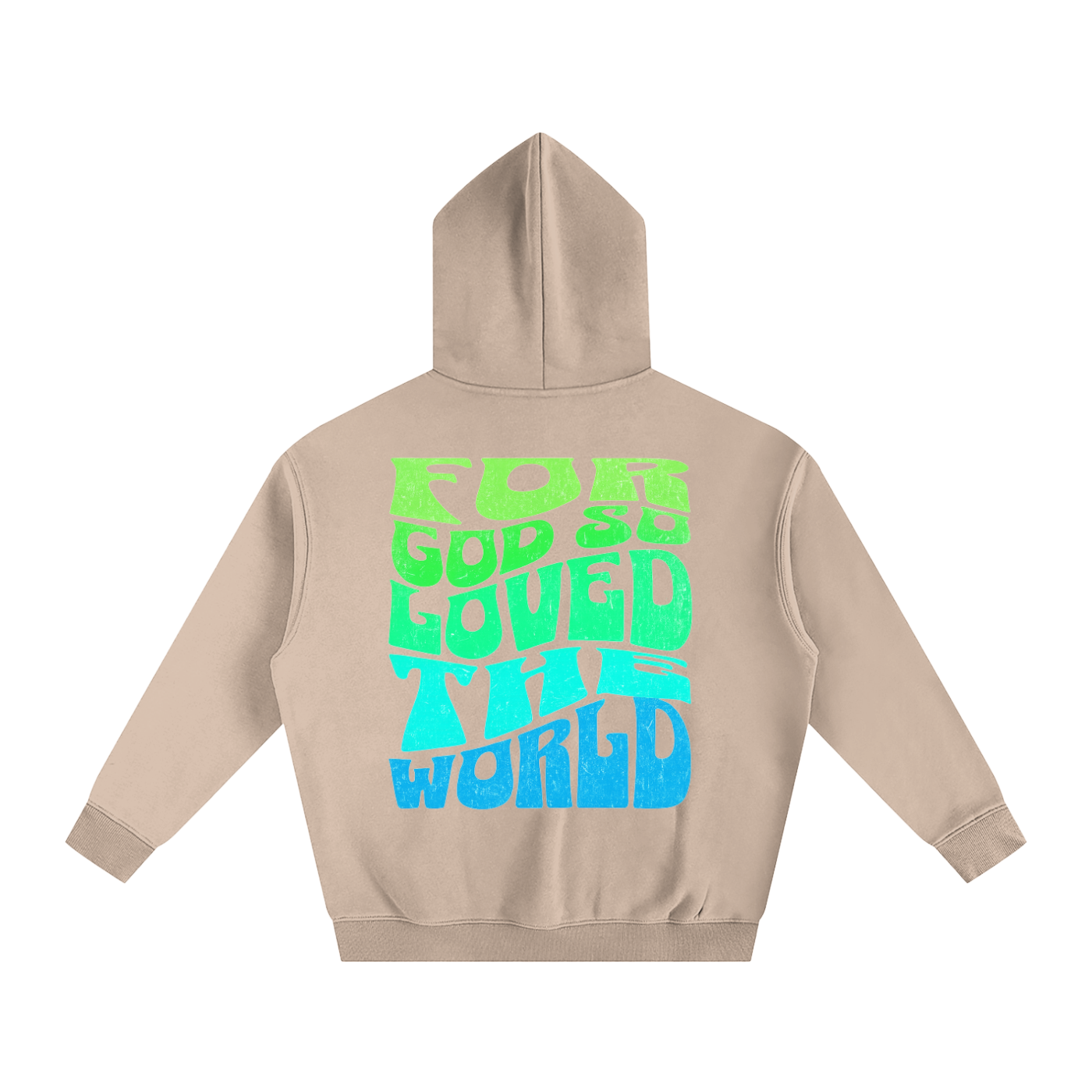 For God So Loved The World (John 3:16) Fleeced Hoodie