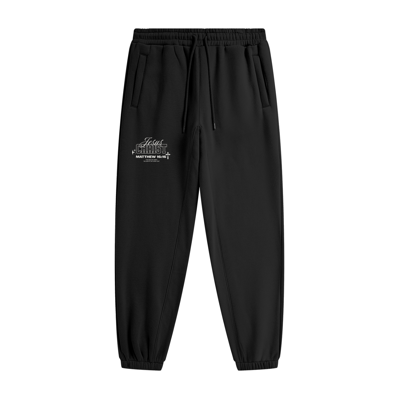 Matthew 16:16 Fleece Joggers