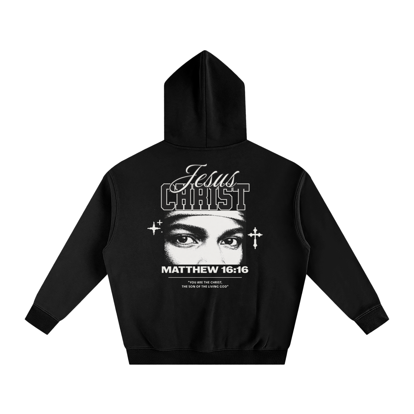 Matthew 16:16 Fleeced Hoodie