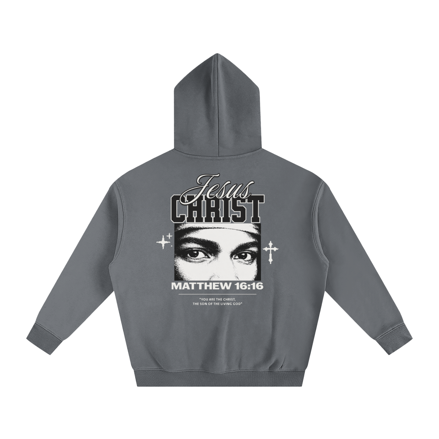 Matthew 16:16 Fleeced Hoodie