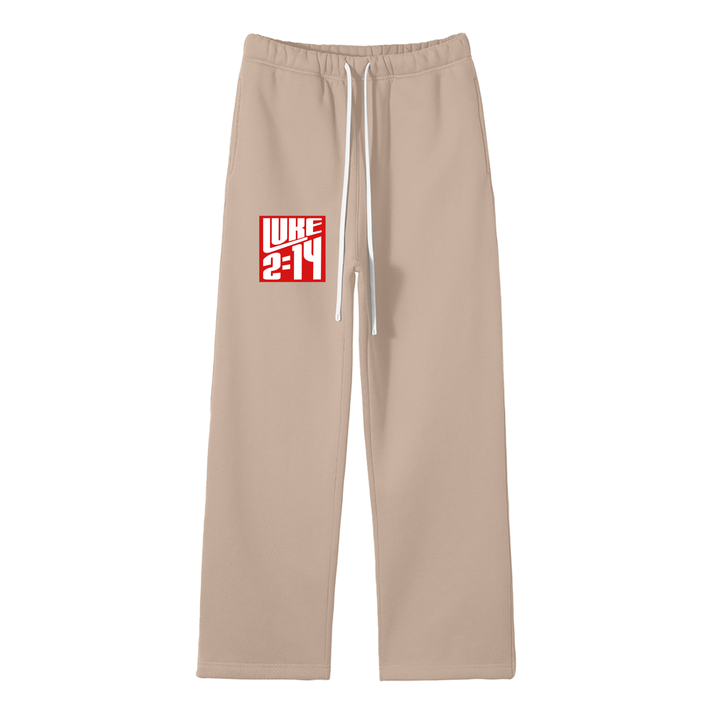 Luke 2:14 Fleece Straight Leg Pants