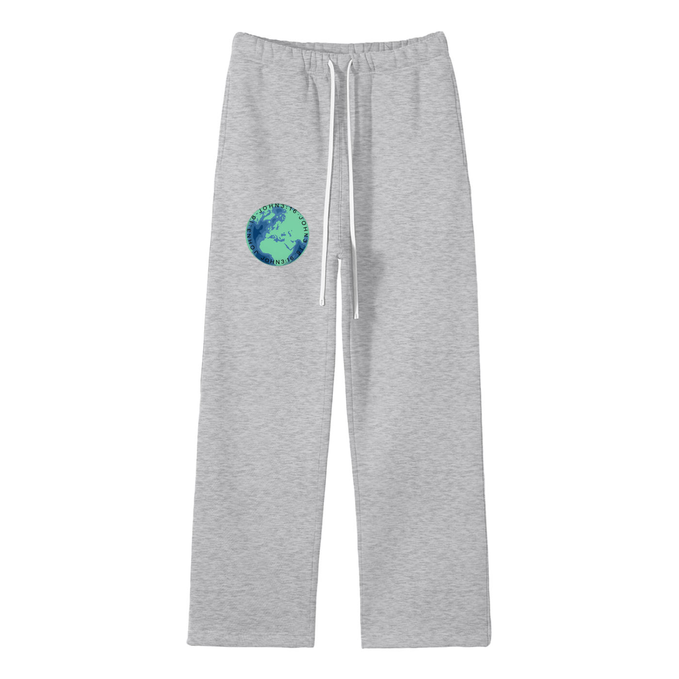 John 3:16 Fleece Straight Leg Pants